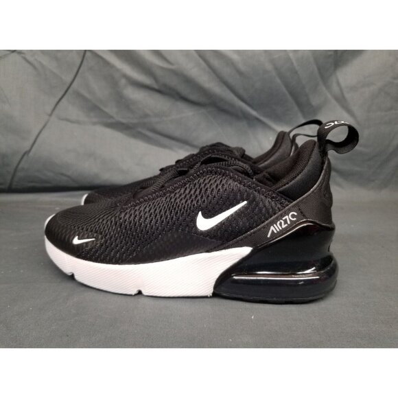 Nike Kids Air Max 270 (PS) Sneakers Mesh Black White Size 12c NEW IN BOX! - Picture 5 of 11